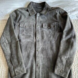 Reiss Hurricane Suede Overshirt (Sz. M)